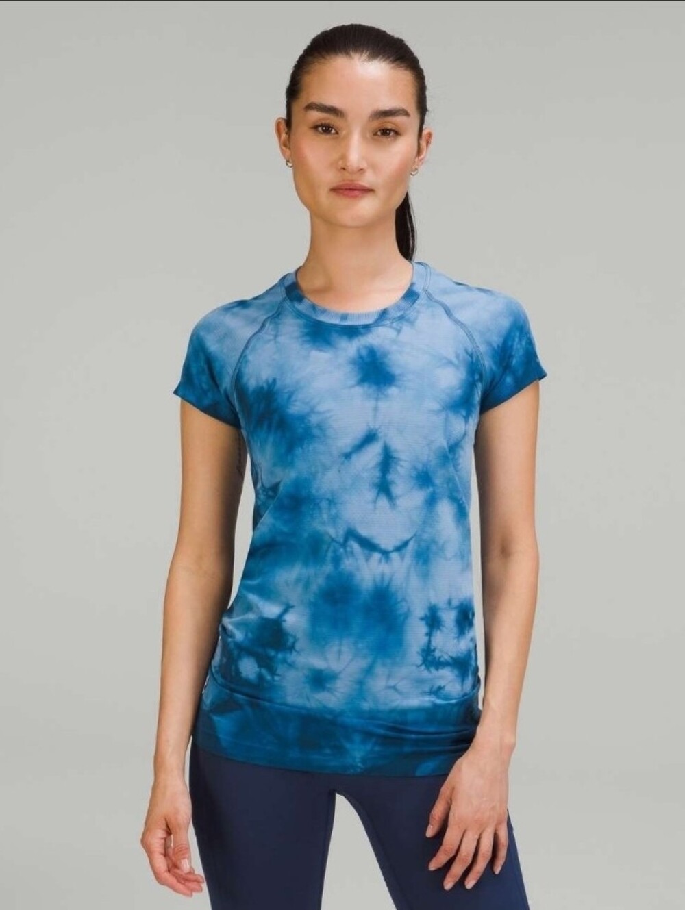 Lululemon Swiftly Tech Short Sleeve Shirt 2.0 Marble Dye Commander Size 6